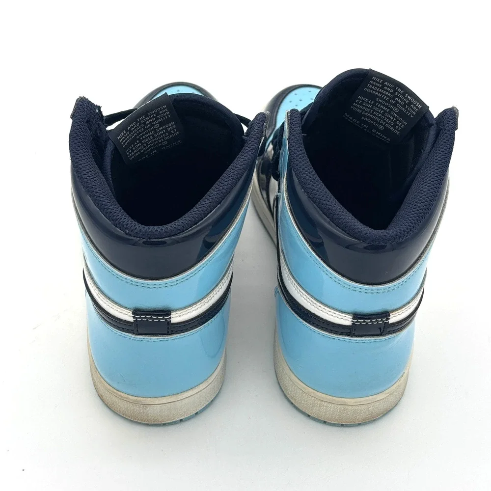 Nike Air Jordan 1 Retro High UNC Patent Blue Chill CD0461-401 Womens 8